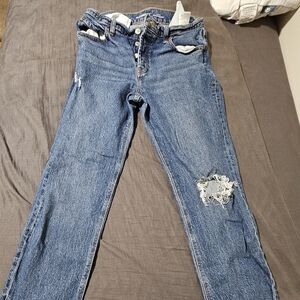 Old Navy High-Rise Slouchy Straight Jeans